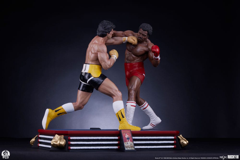 Rocky 3 : L'Œil du tigre diorama 1/4 figurine Rocky Balboa  & Apollo Creed 48 cm