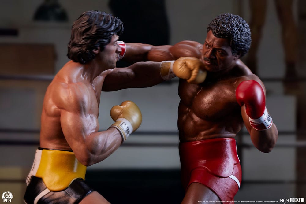 Rocky 3 : L'Œil du tigre diorama 1/4 figurine Rocky Balboa  & Apollo Creed 48 cm