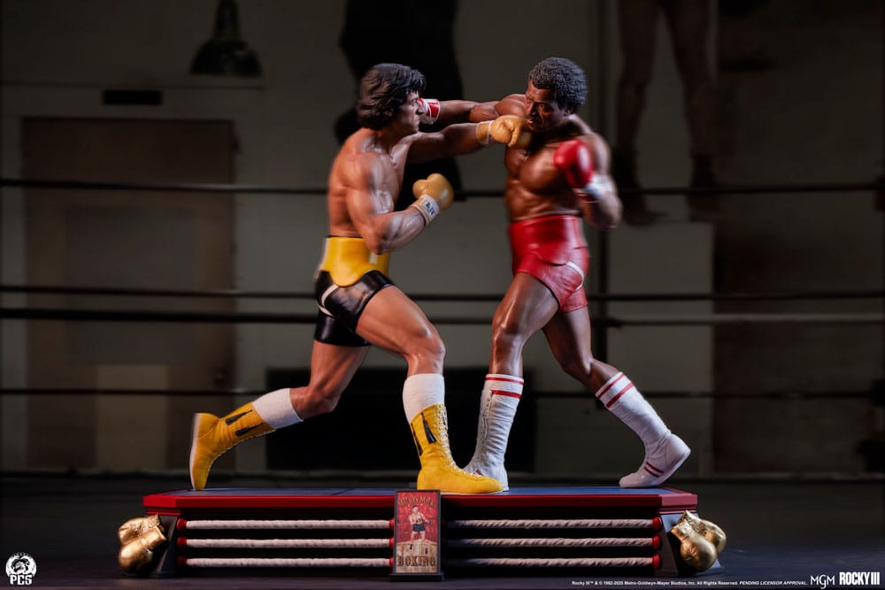 Rocky 3 : L'Œil du tigre diorama 1/4 figurine Rocky Balboa  & Apollo Creed 48 cm