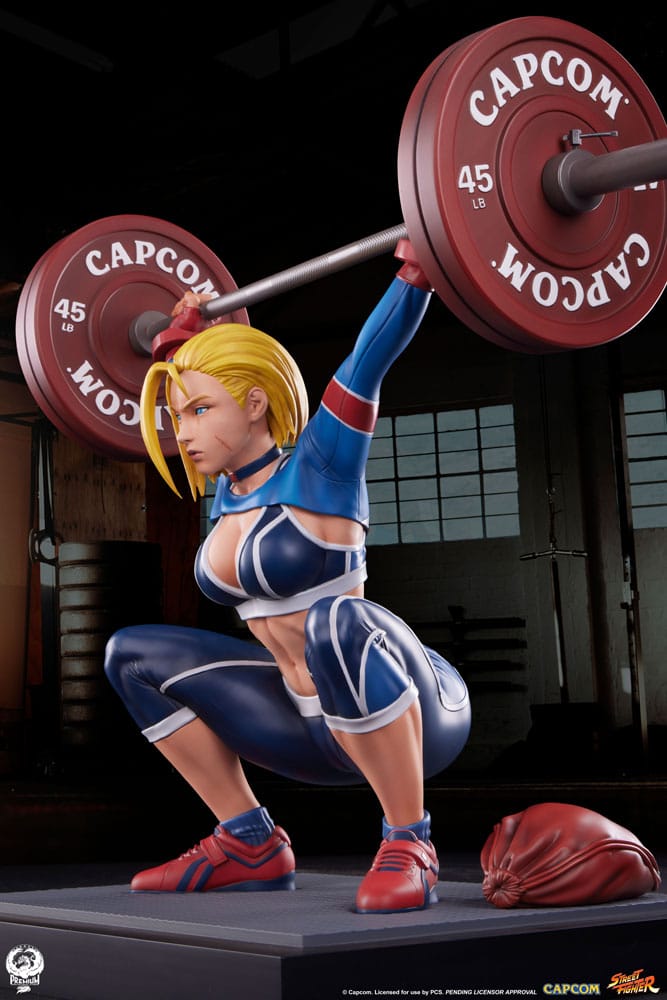 Street Fighter statuette Premier Series 1/4 Cammy: Powerlifting SF6 41 cm