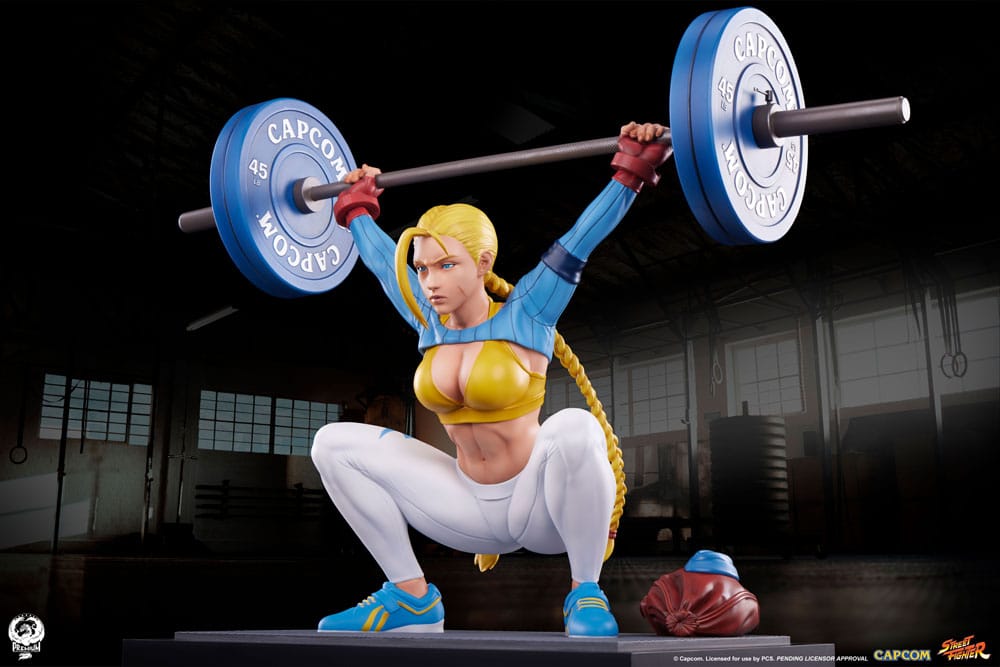 Street Fighter statuette Premier Series 1/4 Cammy: Powerlifting Alpha 41 cm