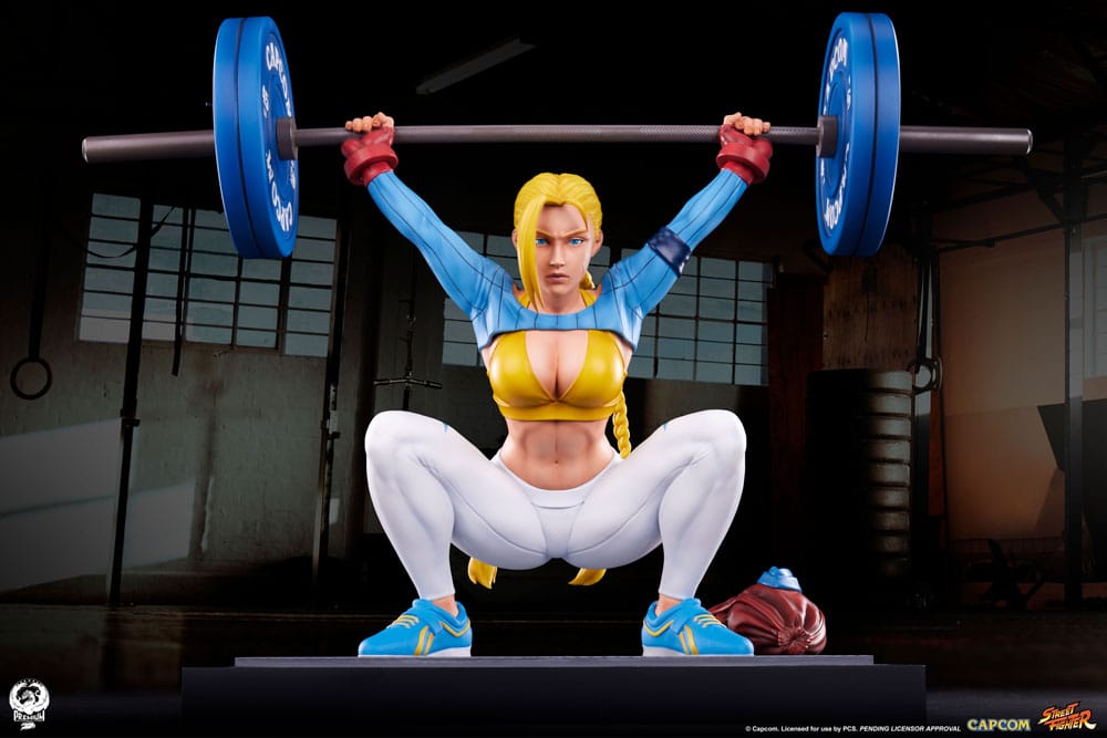Street Fighter statuette Premier Series 1/4 Cammy: Powerlifting Alpha 41 cm