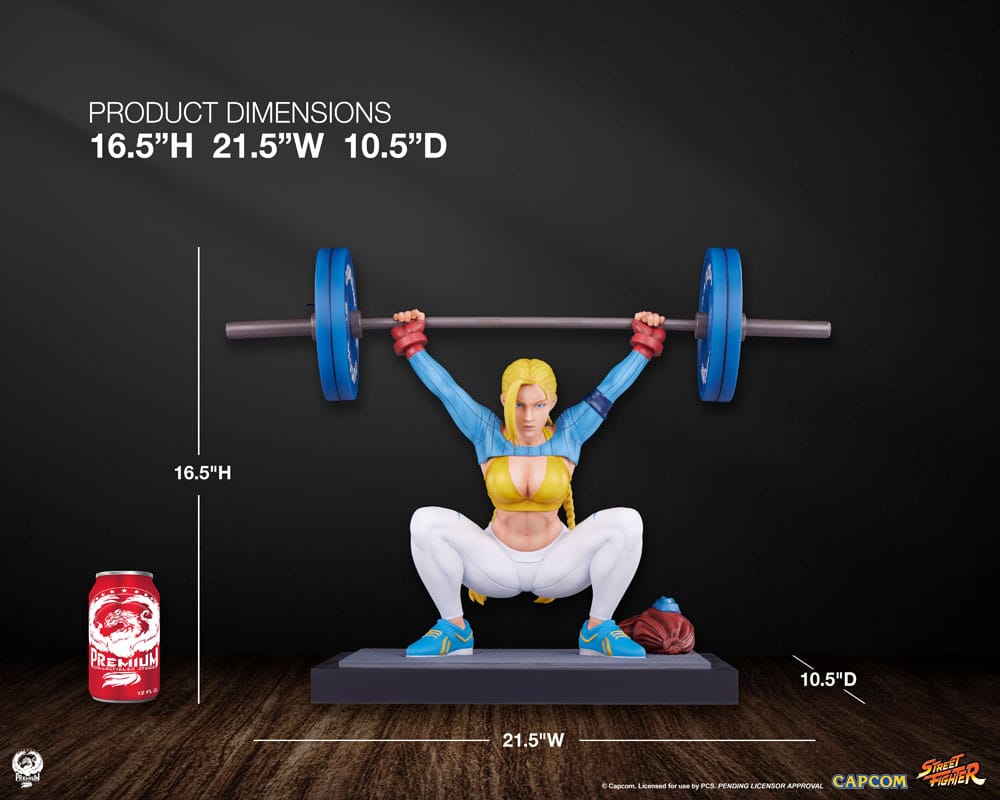 Street Fighter statuette Premier Series 1/4 Cammy: Powerlifting Alpha 41 cm