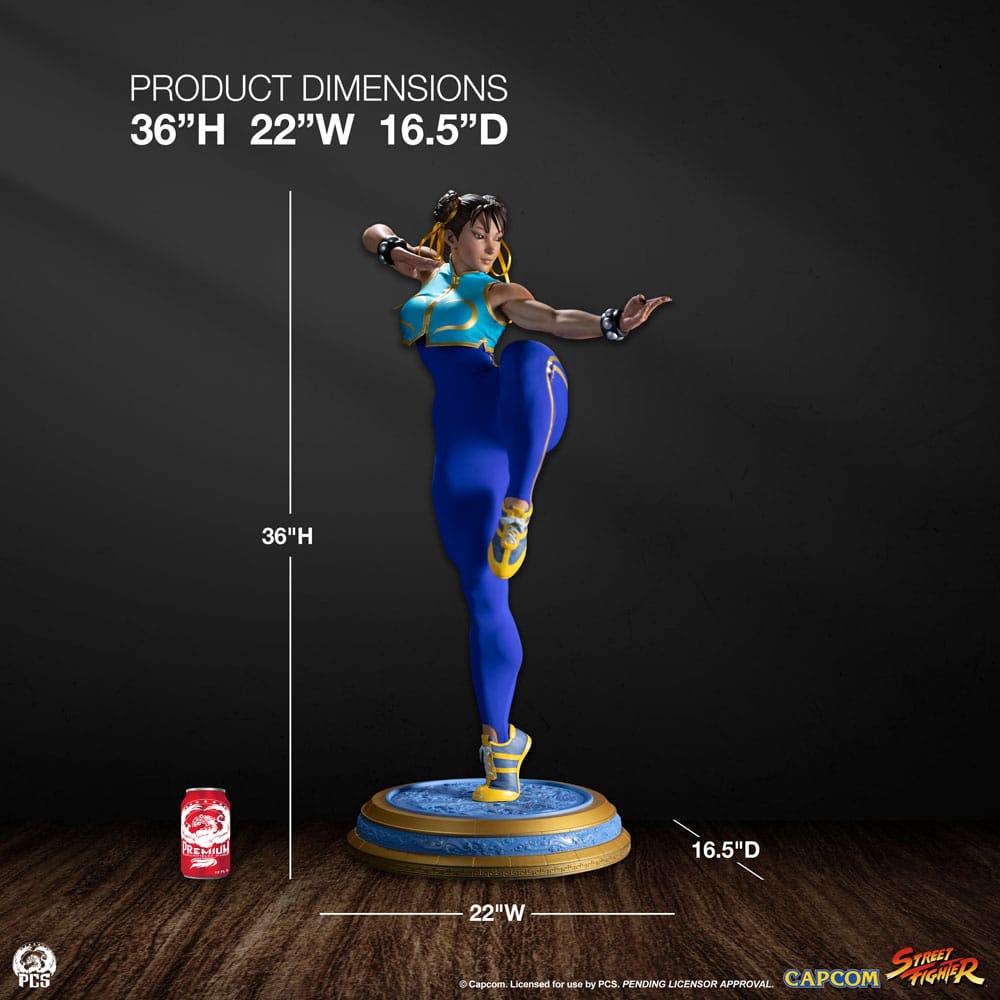 Street Fighter statuette 1/2 Chun-Li Alpha Edition 91 cm