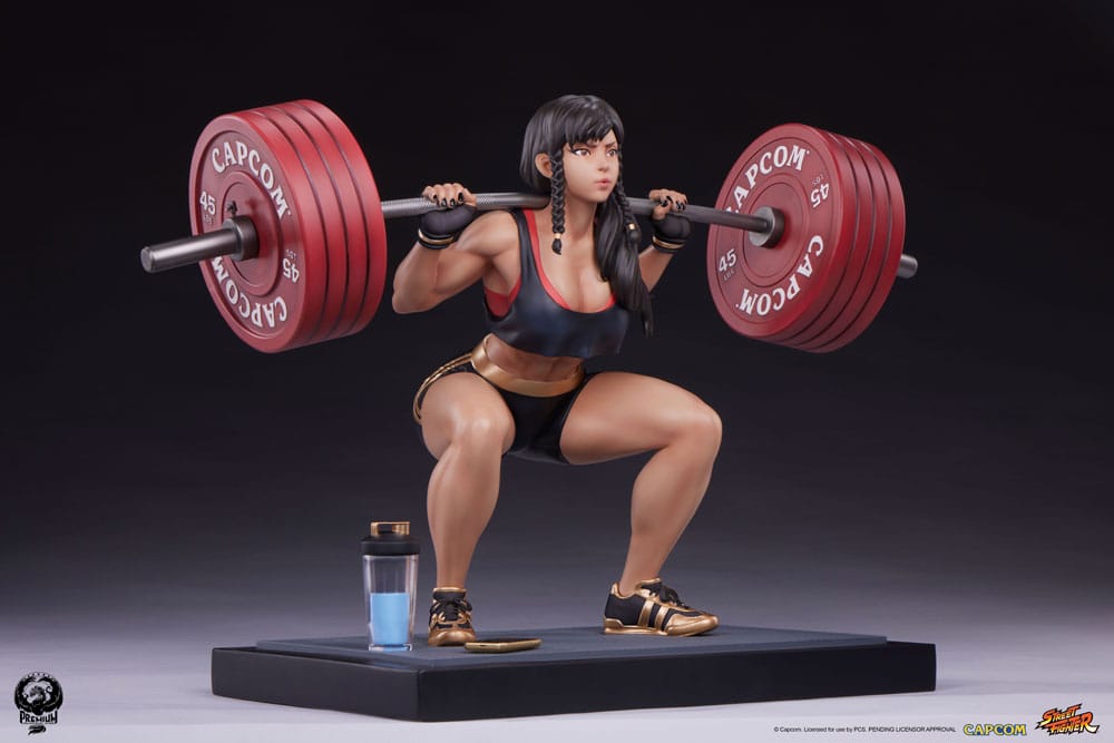 Street Fighter statuette Premier Series 1/4 Chun-Li Powerlifting (Battle Edition) 37 cm