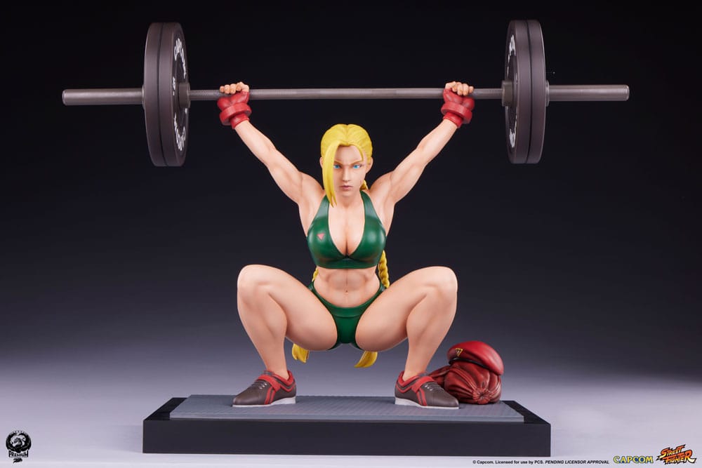 Street Fighter statuette Premier Series 1/4 Cammy: Powerlifting 41 cm