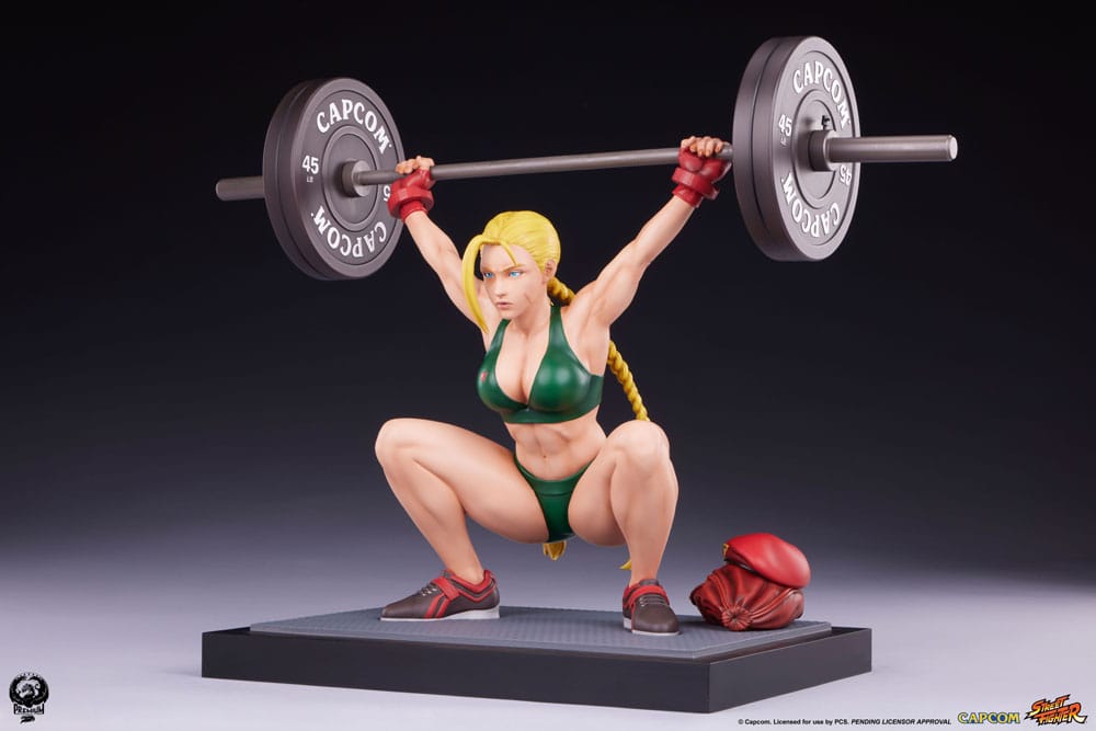 Street Fighter statuette Premier Series 1/4 Cammy: Powerlifting 41 cm