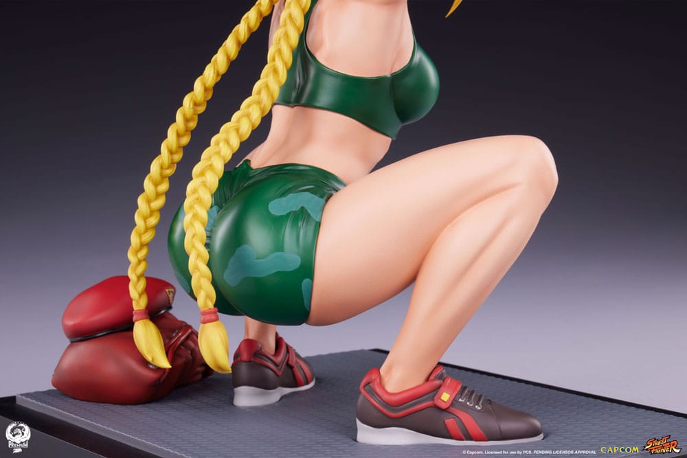 Street Fighter statuette Premier Series 1/4 Cammy: Powerlifting 41 cm