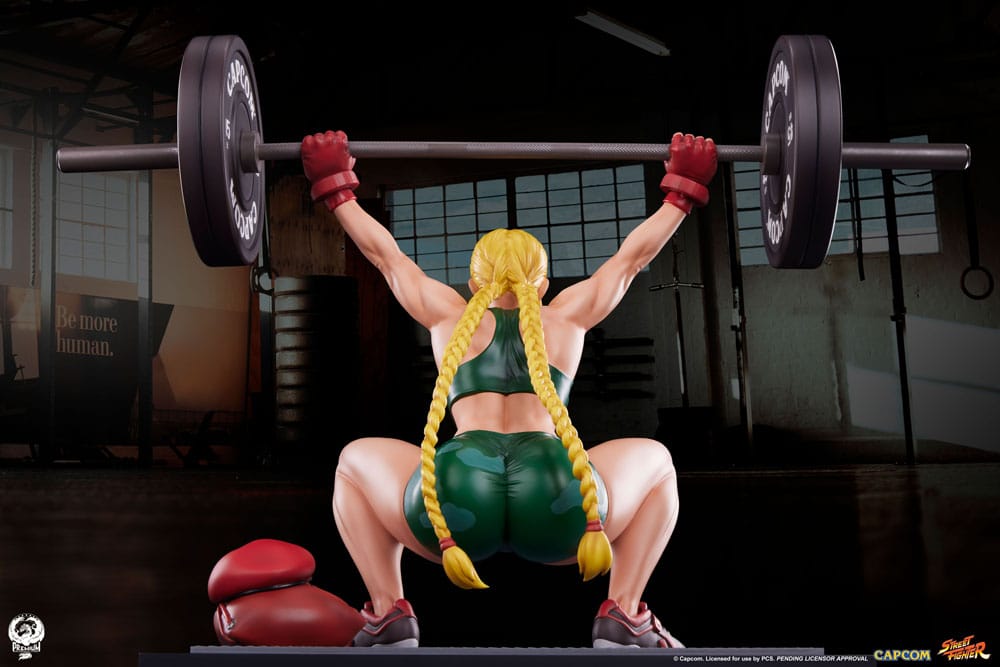 Street Fighter statuette Premier Series 1/4 Cammy: Powerlifting 41 cm