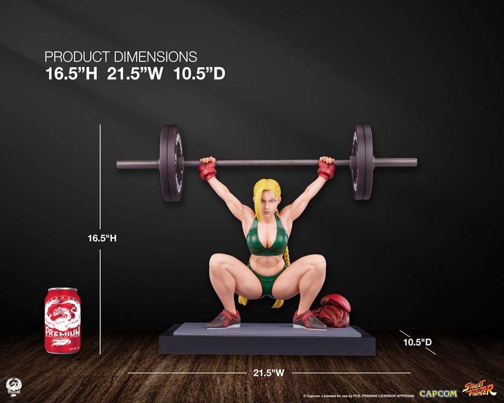 Street Fighter statuette Premier Series 1/4 Cammy: Powerlifting 41 cm