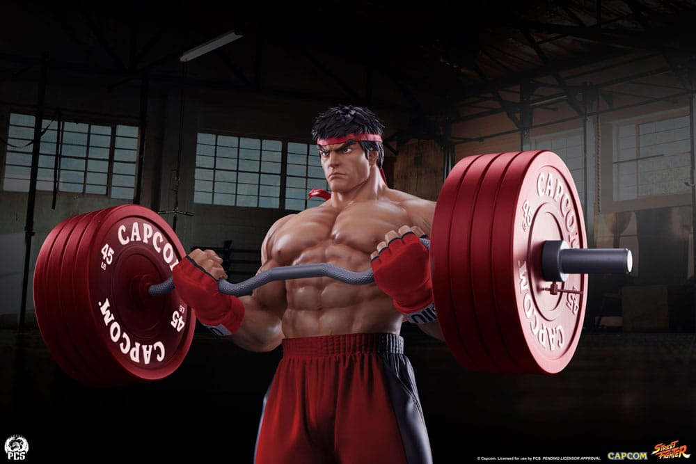 Street Fighter statuette Premier Series 1/4 Ryu: Powerlifting 53 cm