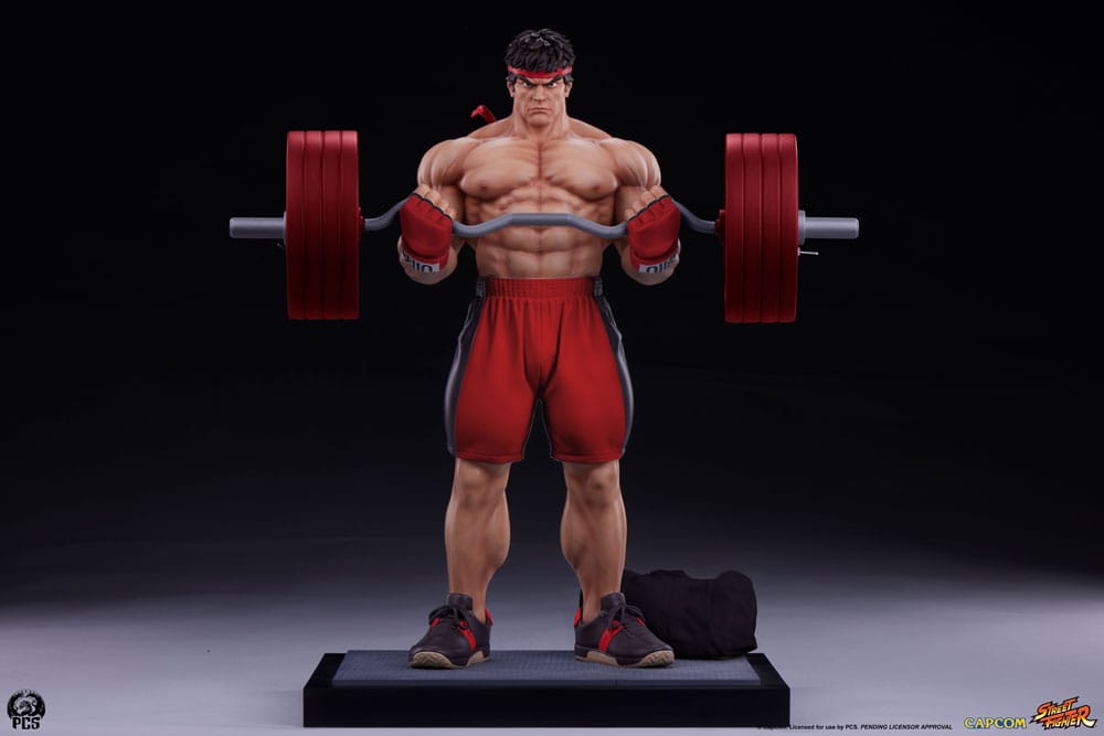 Street Fighter statuette Premier Series 1/4 Ryu: Powerlifting 53 cm