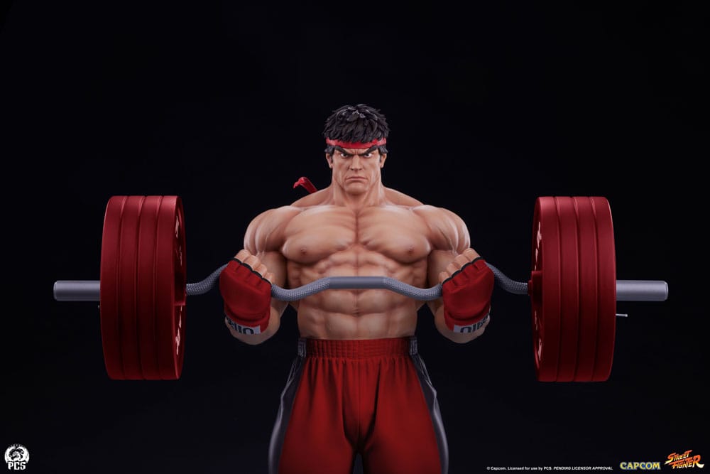 Street Fighter statuette Premier Series 1/4 Ryu: Powerlifting 53 cm