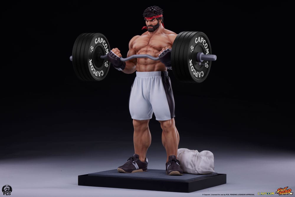 Street Fighter statuette Premier Series 1/4 Ryu Battle Edition: Powerlifting 53 cm