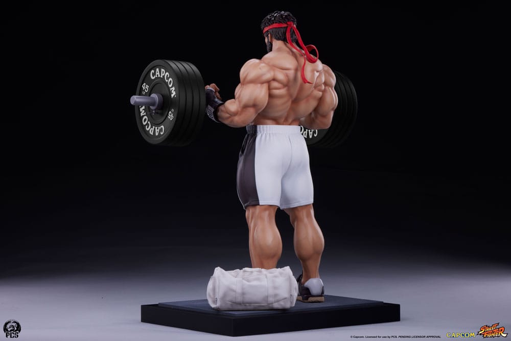 Street Fighter statuette Premier Series 1/4 Ryu Battle Edition: Powerlifting 53 cm