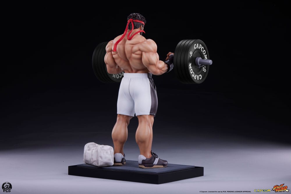 Street Fighter statuette Premier Series 1/4 Ryu Battle Edition: Powerlifting 53 cm