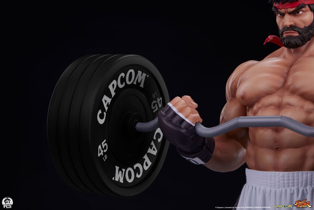 Street Fighter statuette Premier Series 1/4 Ryu Battle Edition: Powerlifting 53 cm