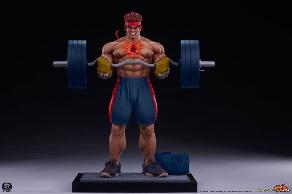 Street Fighter statuette Premier Series 1/4 Evil Ryu: Powerlifting 53 cm