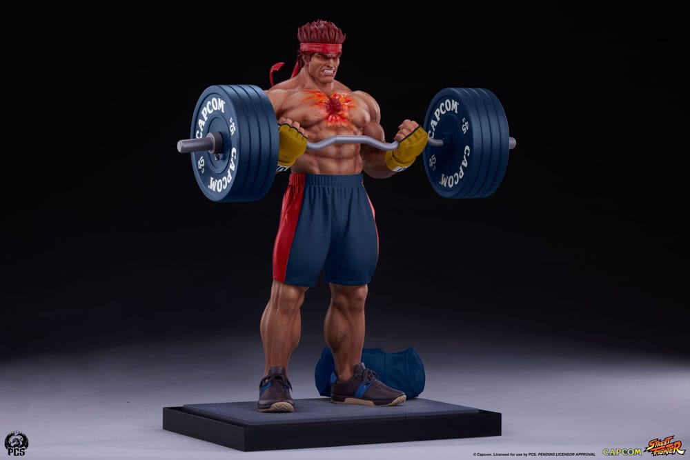 Street Fighter statuette Premier Series 1/4 Evil Ryu: Powerlifting 53 cm