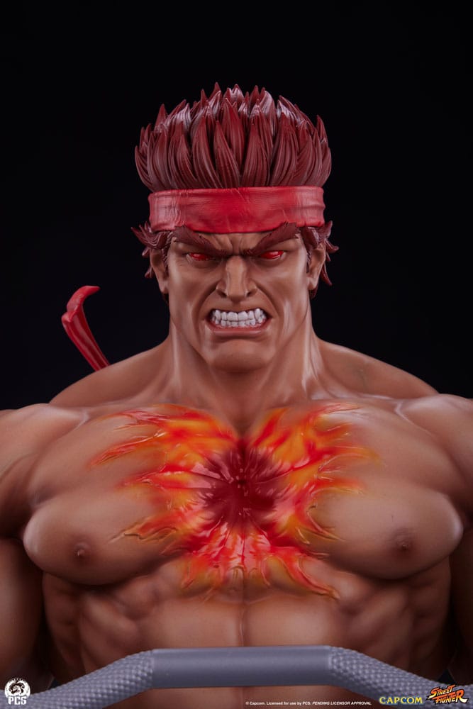 Street Fighter statuette Premier Series 1/4 Evil Ryu: Powerlifting 53 cm