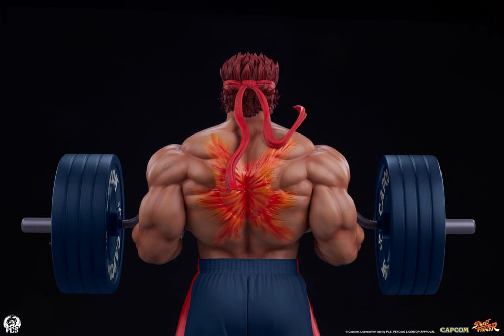 Street Fighter statuette Premier Series 1/4 Evil Ryu: Powerlifting 53 cm