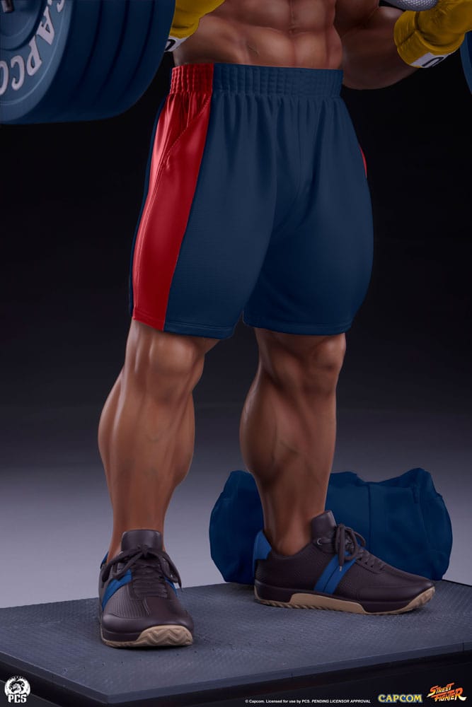Street Fighter statuette Premier Series 1/4 Evil Ryu: Powerlifting 53 cm