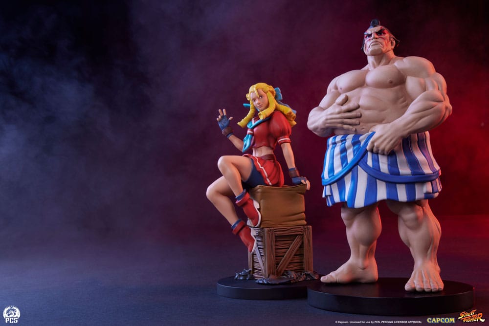Street Fighter Street Jam statuettes 1/10 Karin & E. Honda