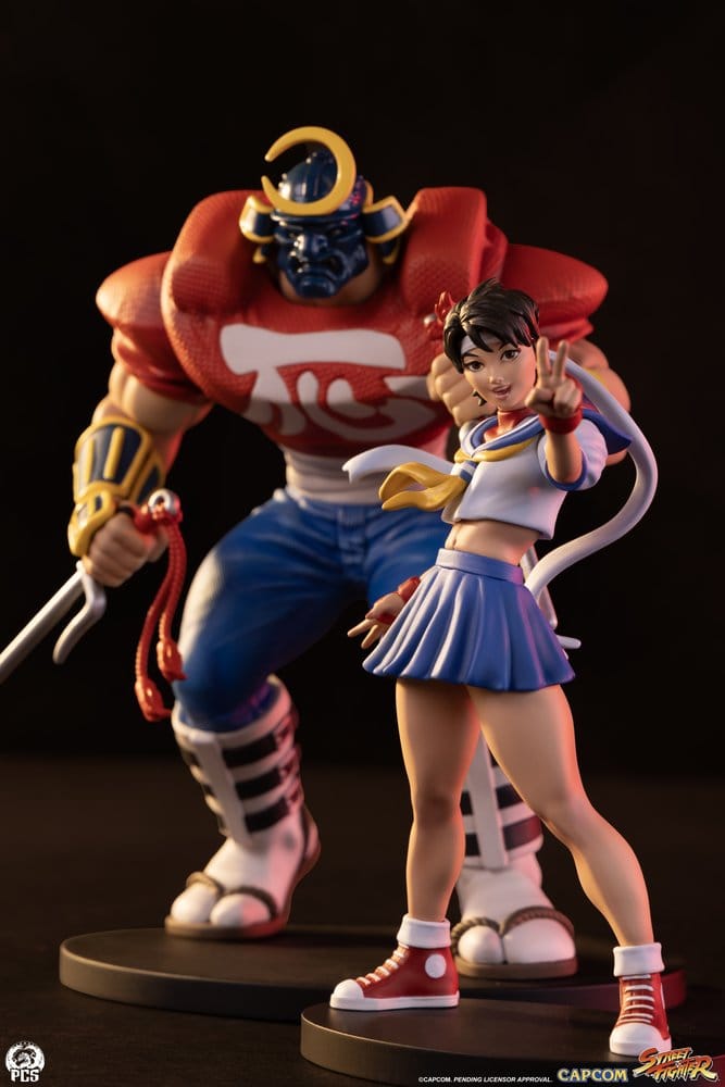Street Fighter Street Jam statuettes 1/10 Sakura & Sodom 22 cm