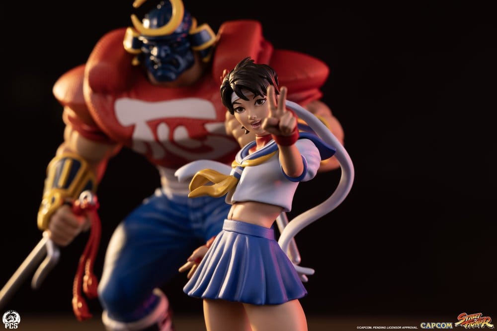 Street Fighter Street Jam statuettes 1/10 Sakura & Sodom 22 cm