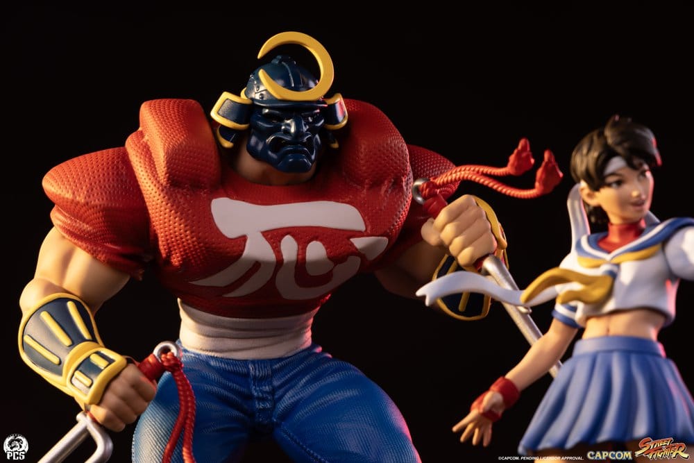 Street Fighter Street Jam statuettes 1/10 Sakura & Sodom 22 cm