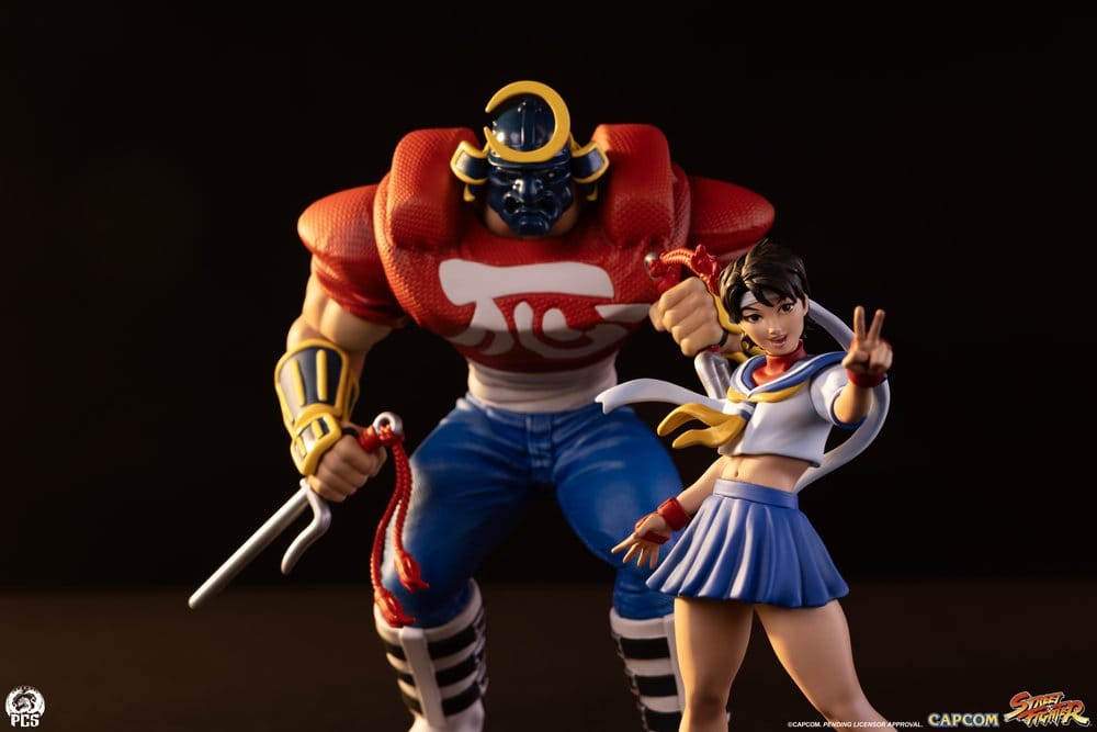 Street Fighter Street Jam statuettes 1/10 Sakura & Sodom 22 cm