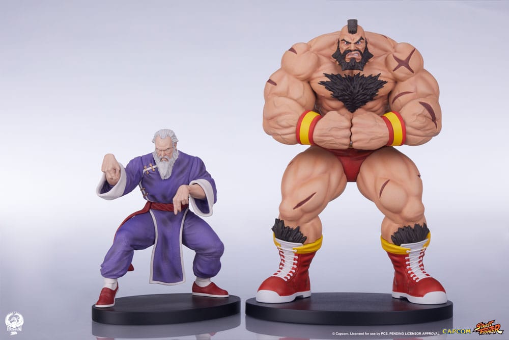 Street Fighter Street Jam statuetten 1/10 Zangief & Gen Set
