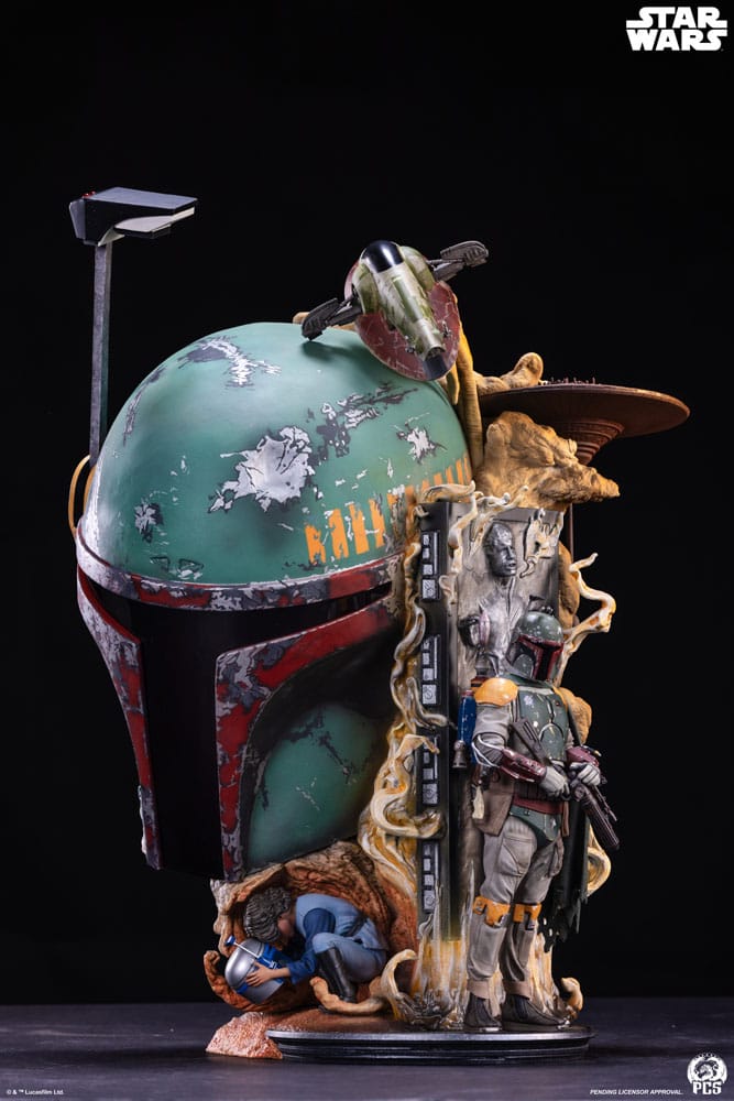 Star Wars L'Empire contre-attaque buste Fine Art Boba Fett 50 cm