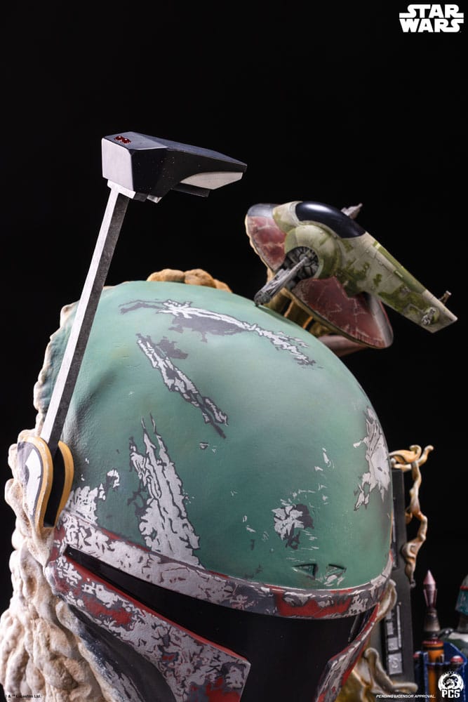 Star Wars L'Empire contre-attaque buste Fine Art Boba Fett 50 cm