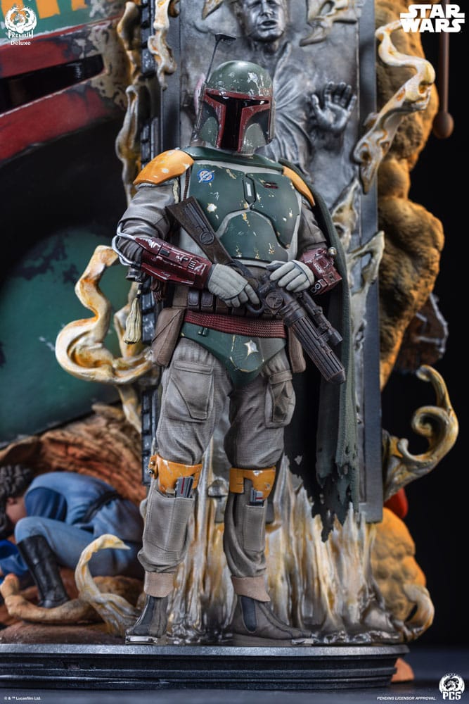 Star Wars L'Empire contre-attaque buste Fine Art Boba Fett Deluxe Edition 50 cm
