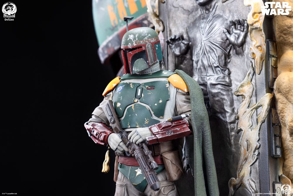 Star Wars L'Empire contre-attaque buste Fine Art Boba Fett Deluxe Edition 50 cm