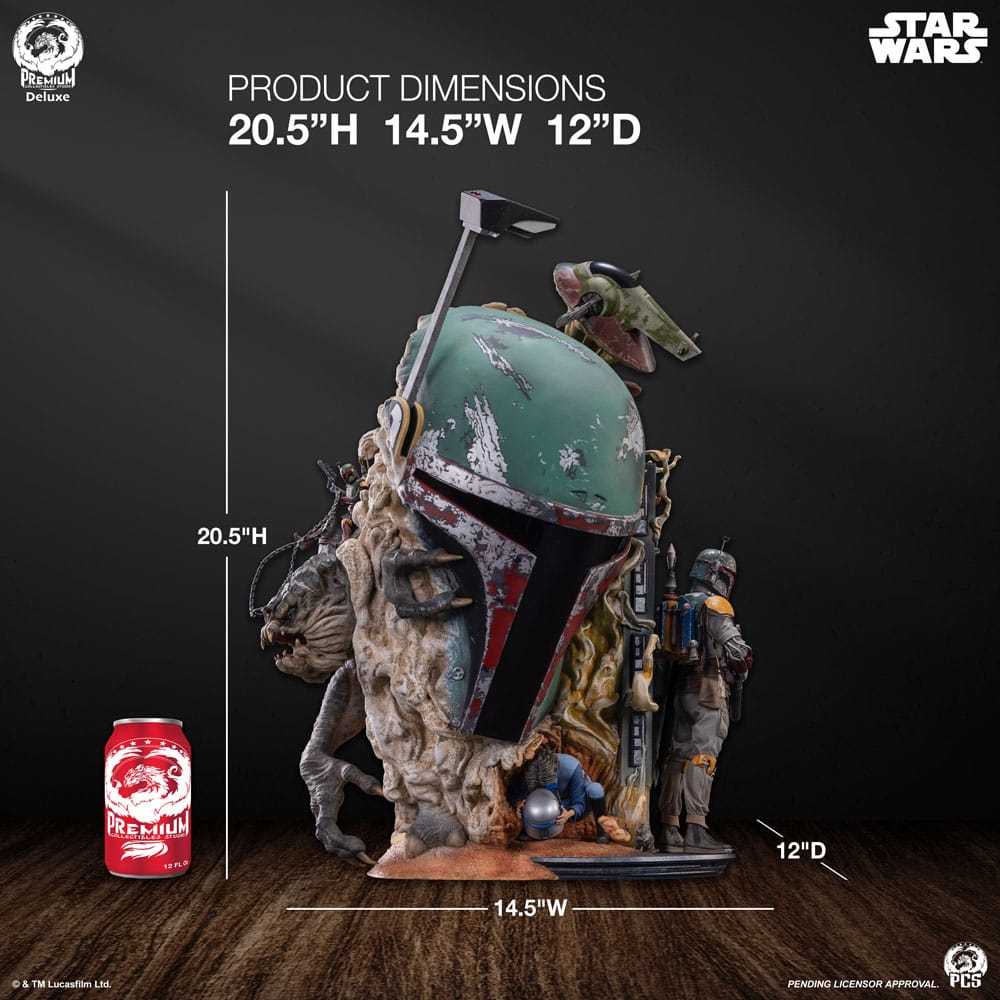 Star Wars L'Empire contre-attaque buste Fine Art Boba Fett Deluxe Edition 50 cm