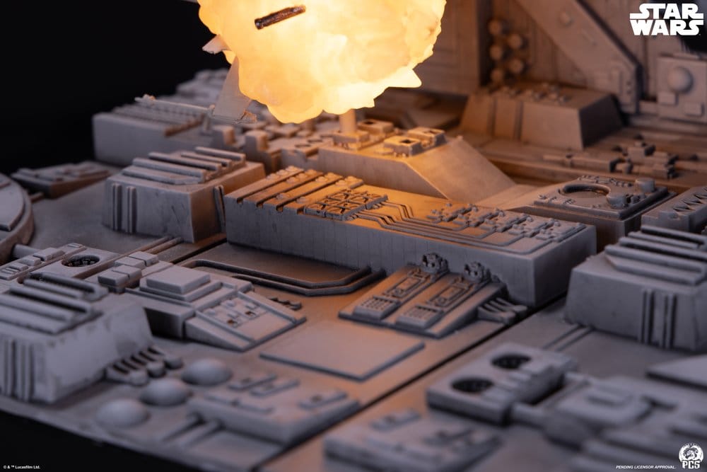 Star Wars Movie Moments mini scale diorama Trench Run 23 cm