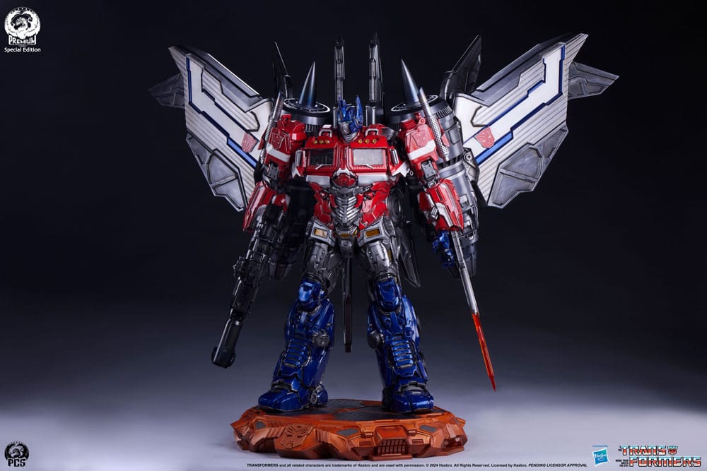 Transformers statuette Museum Scale Optimus Prime Jet Convoy Edition 87 cm