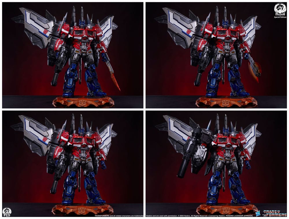 Transformers statuette Museum Scale Optimus Prime Jet Convoy Edition 87 cm