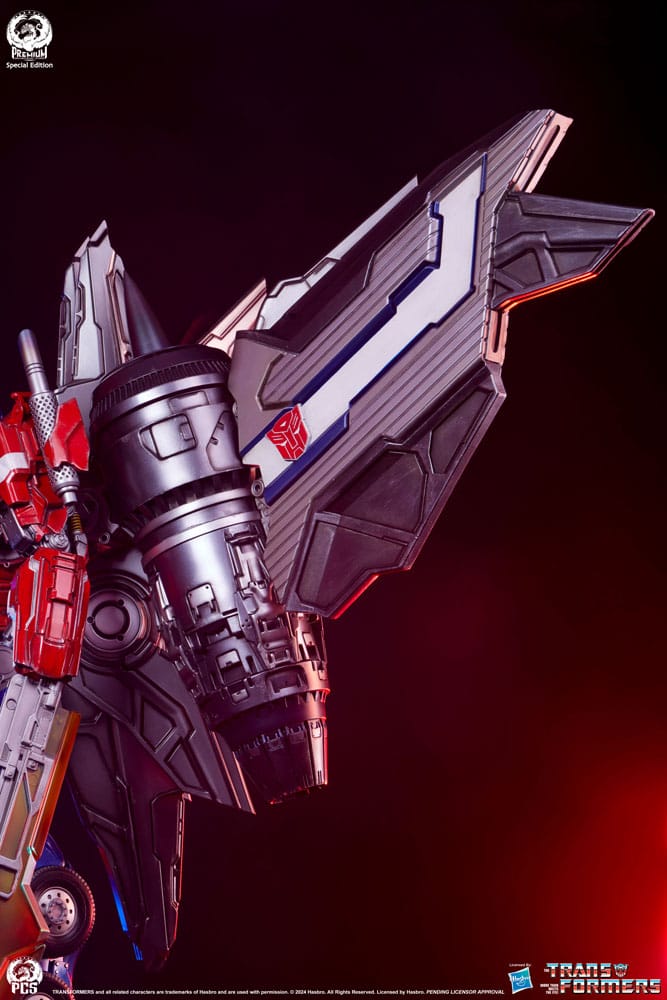 Transformers statuette Museum Scale Optimus Prime Jet Convoy Edition 87 cm