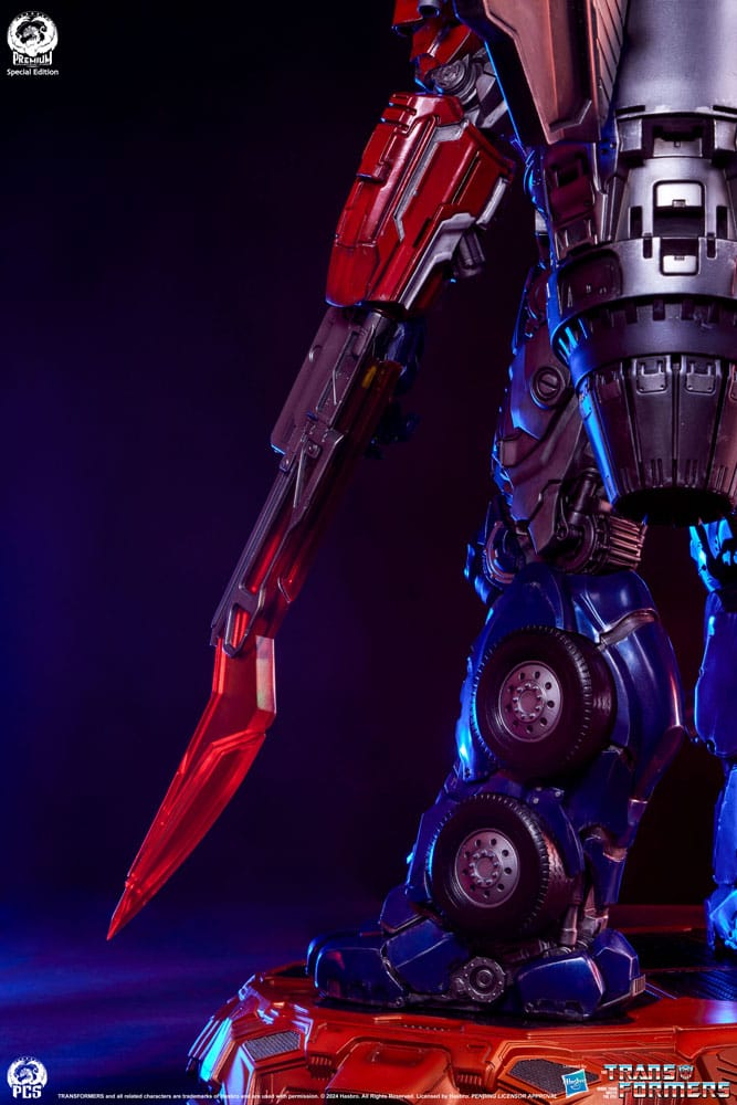 Transformers statuette Museum Scale Optimus Prime Jet Convoy Edition 87 cm