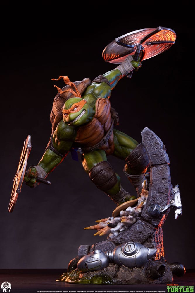 Les Tortues ninja statuette 1/3 Michelangelo 67 cm