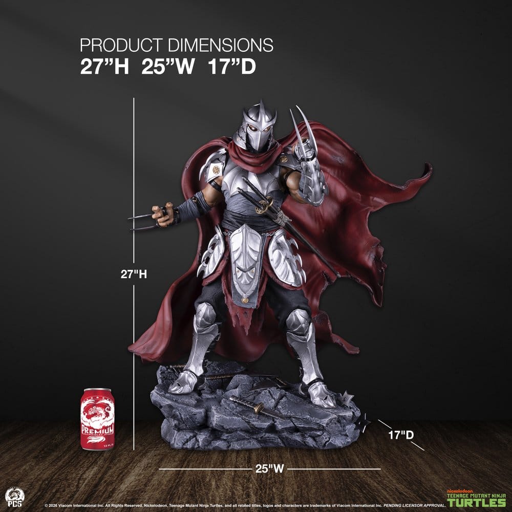 Les Tortues Ninja Legends statuette 1/3 Shredder (Comic Variant) 69 cm