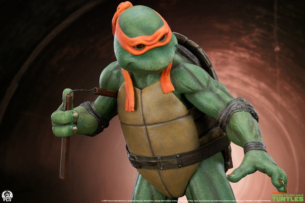 Les Tortues ninja statuette 1/2 Michelangelo 84 cm
