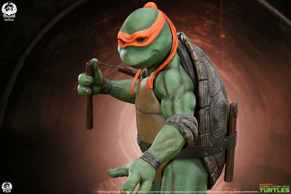 Les Tortues ninja statuette 1/2 Michelangelo Deluxe Edition 84 cm