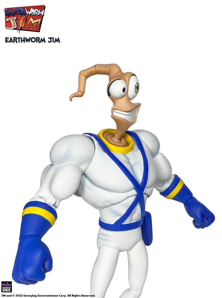 Earthworm Jim accessoires Wave 1: Worm Body & Jim Heads Accessory Pack