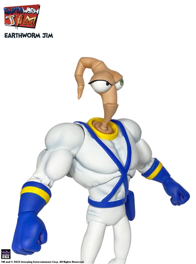 Earthworm Jim accessoires Wave 1: Worm Body & Jim Heads Accessory Pack