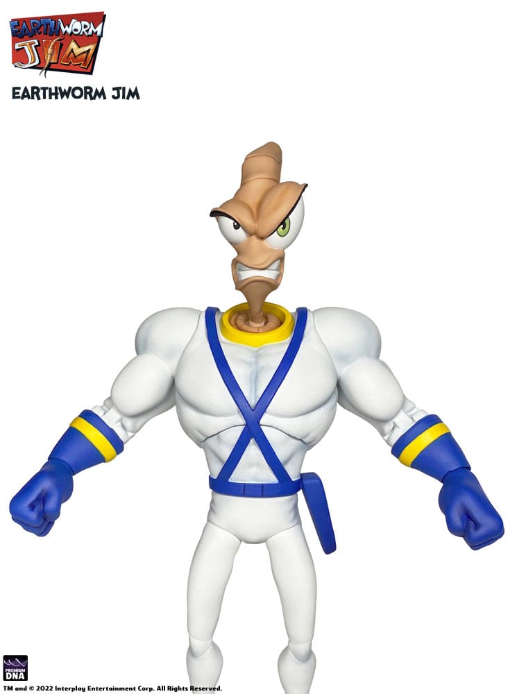 Earthworm Jim accessoires Wave 1: Worm Body & Jim Heads Accessory Pack