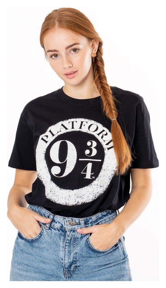 Harry Potter T-Shirt Platform 9 3/4 Raised Print (XXL)